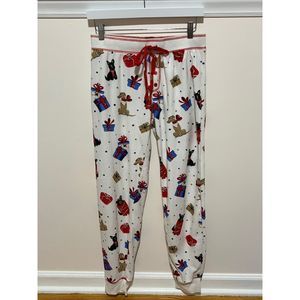 PJ Salvage Waffle Christmas Pajama Pants with Drawstring Size S